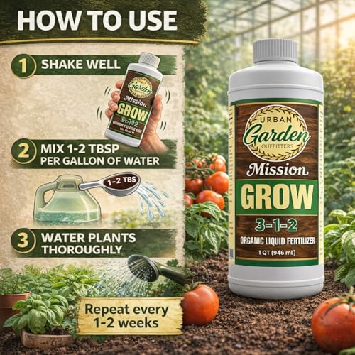 Fertilizante Líquido Orgánico Mission Fertilizer Grow 8 oz miniatura 7