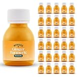 Nutriseed Ginger Turmeric Shots (30 x 60ml) - 100% Natural Ingredients, Cold Pressed, Flash Frozen to Ensure Optimum Nutritional Levels, No Added Sugar, Boosts Immunity & Provides Instant Energy