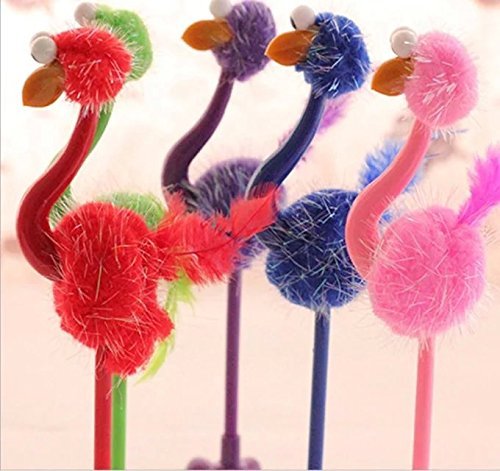 Fendii, penna a sfera a forma di struzzo, penna