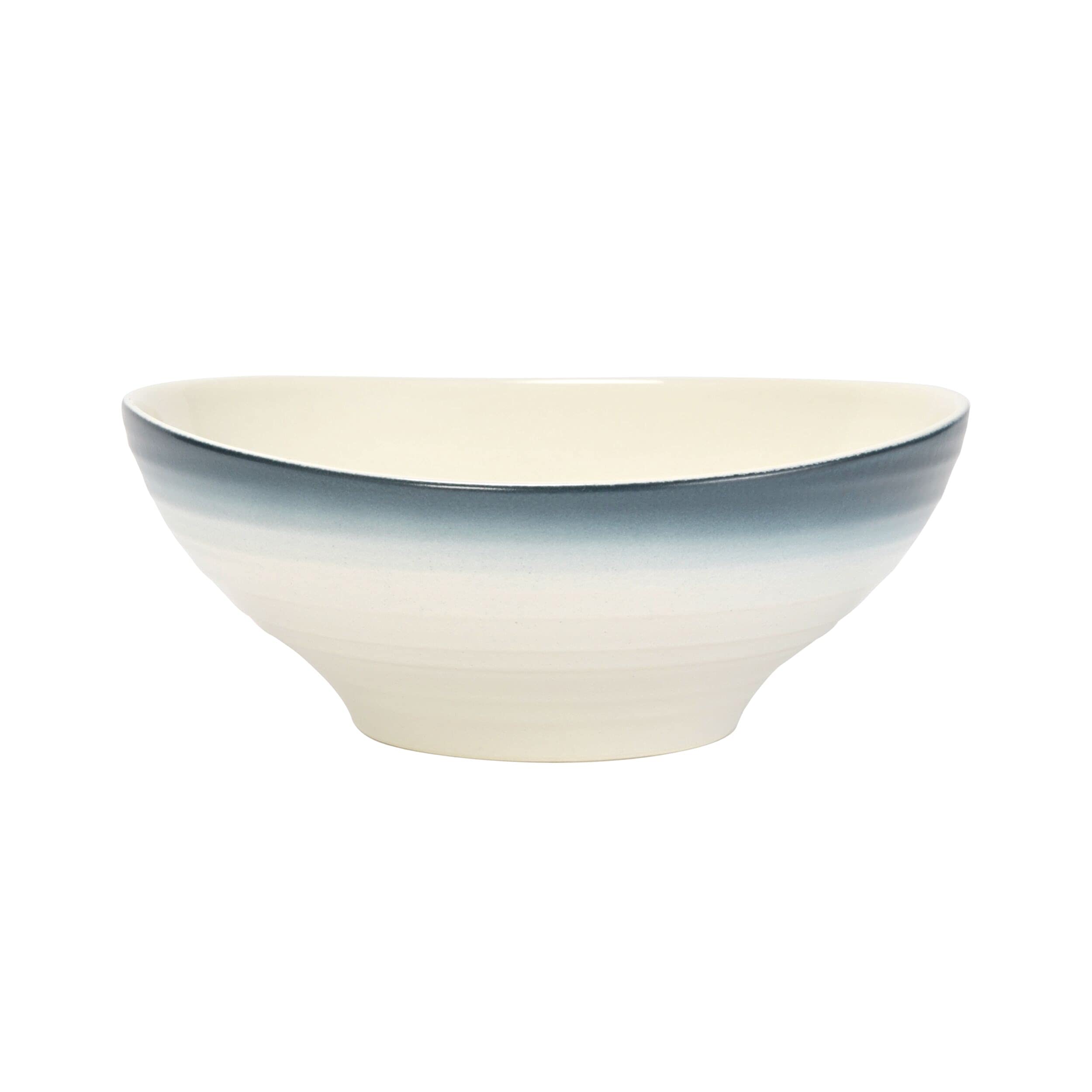 Bol Classique En Grès Chevrons 520ml (Lot De 3) - Jardiland