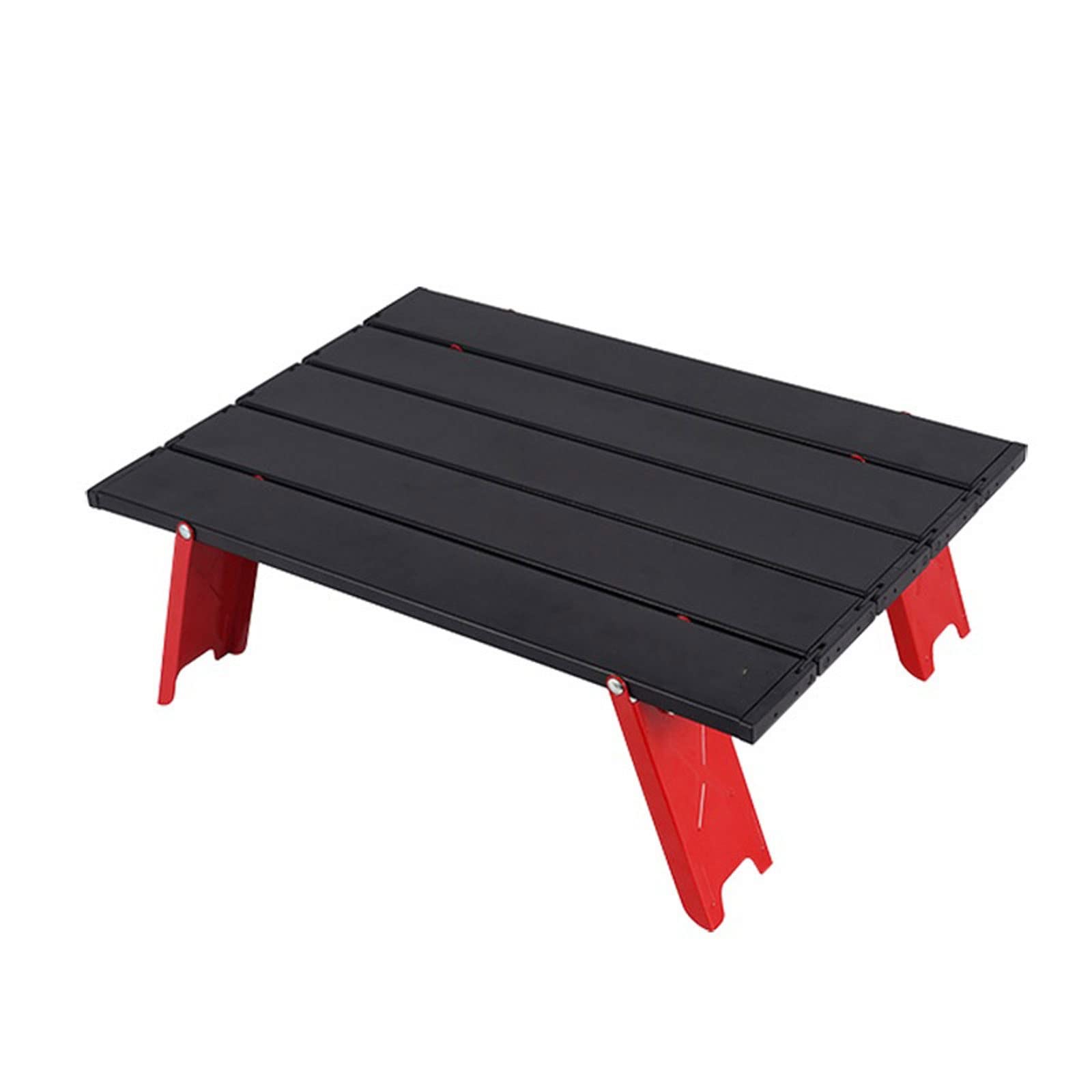Table de camping pliante en aluminium noir pour mini table de voyage et extérieur