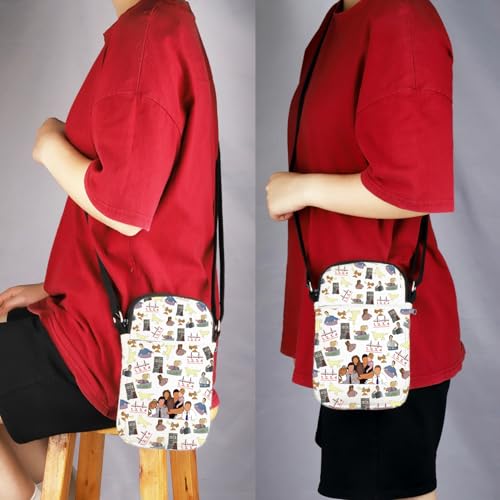 JYTAPP F House TV Series Crossbody Bag 80s TV Show Lover Gifts F House TV Sitcom Crossbody Bag Mary Fans Gifts2