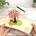 CUTE POPUP - Valentine Pop Up Card with Romantic Cherry Blossom Design, First Anniversary Card for Wife, Husband, Loved One - The Perfect 3D Card on Valentine, Birthday, Wedding Anniversary