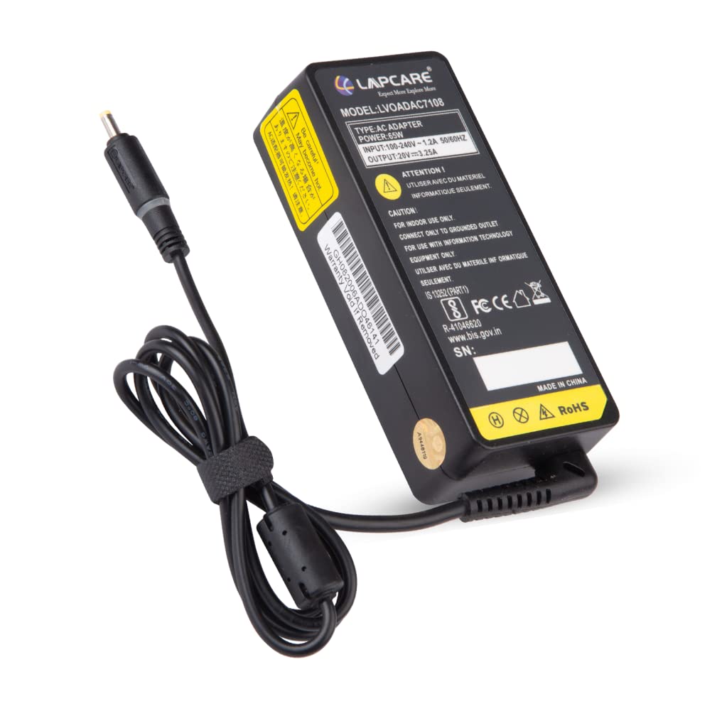 See full amazon price history chart for Lapcare Compatible Adapter Charger for Lenovo 20V 3.25A 65W AC (Without Power Cable),Black Lapcare Compatible Adapter Charger for Lenovo 20V 3.25A 65W AC (Without Power Cable),Black (B0BSV9DMFM) Amazon Price History, Amazon Price Tracker