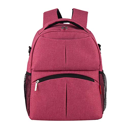 Multifunktions Waterpoor Baby Windel Windel Wickeltasche Handtasche Umhängetasche Leichtgewicht mit Flaschentasche Wickelauflage Reißverschluss