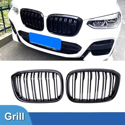 Calandre de pare-choc avant pour relooker une BMW X3 G01 G08 en version noir mat