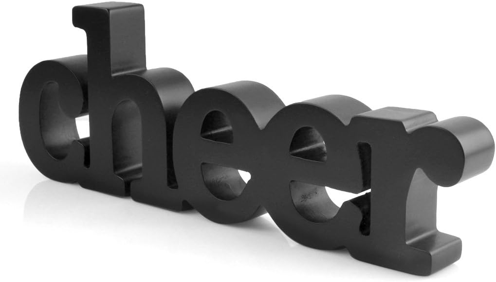 ChalkTalkSPORTS Wooden Cheer Sign - Autograph Ready Gift for Cheerleaders & Coaches