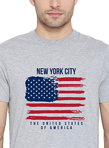 Image of ADRO Men's 100% Cotton Regular Fit T-Shirt