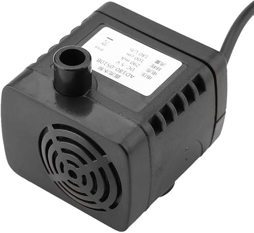 Miniatura 6 de Bomba sumergible de circulación de agua USB DC 5 V, mini bomba de circulación sin escobillas para peces y estanques pequeños