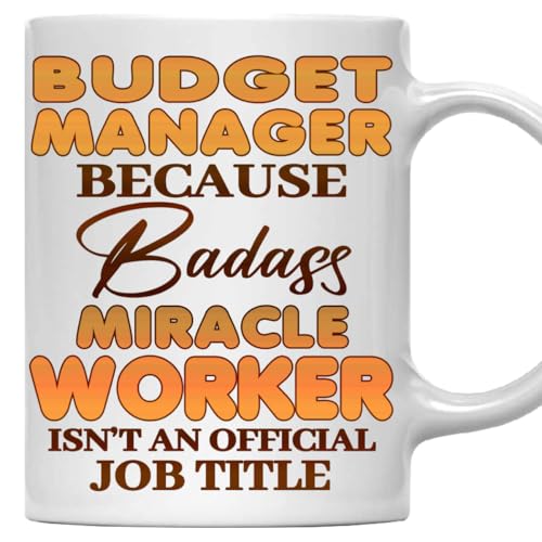 MONIZILUCKY Budget Manager Mug, Gift For Budget Manager