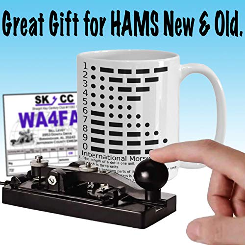 Learn Morse Code Large 15Oz Ceramic Coffee Mug With Morse Alphabet Cryptanalysis Cryptography Present For Amateur Ham Radio Operator Club #TOP3
