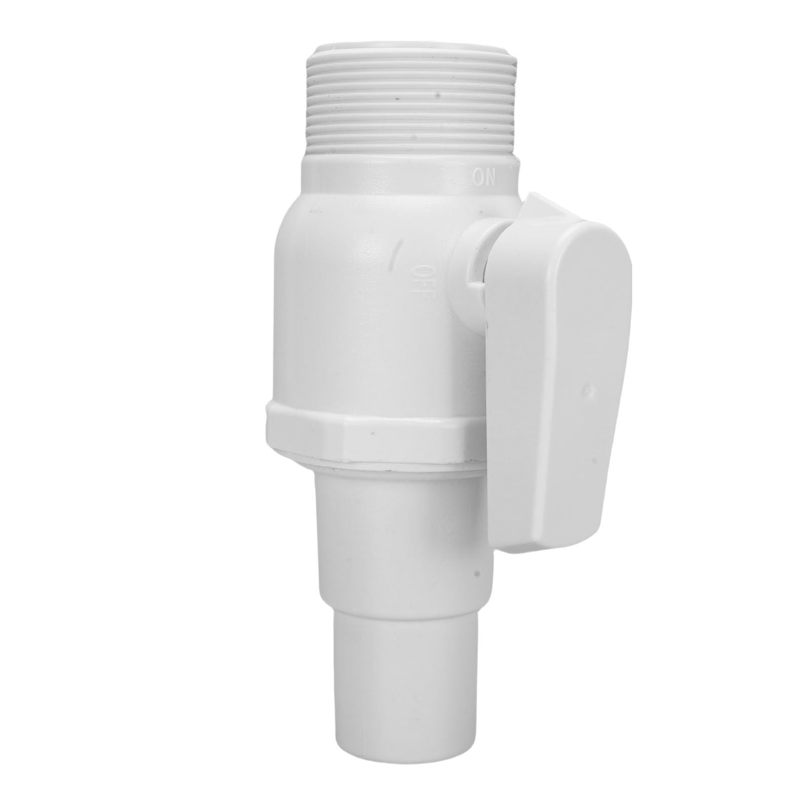 Fockety 1,5 Zoll 2 -Ballventil, PVC ABS -Plastik ohne Rost Union End mit Handgespannten Nüssen für Schnelle Verbindung, für Poolfilter -Skimmerpumpe 50psi Maxuelle Druck