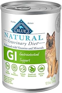Blue Buffalo Natural Veterinary Diet GI Gastrointestinal Support Wet Dog Food, Chicken 12.5-oz cans (Pack of 12)