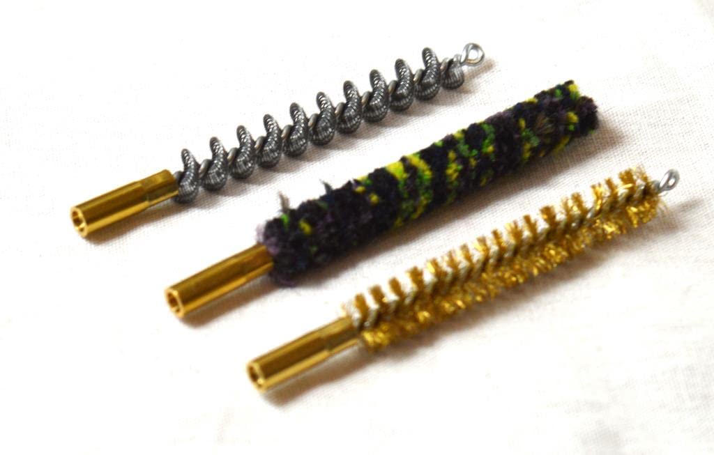 Kit de limpieza de escobillas, calibre 12, 7,65, 4,5, 9 x 21, armas cortas y calas a Salve 9 mm