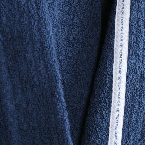 Albornoz de kimono Tom Tailor de algodon Premium azul marino talla S 6