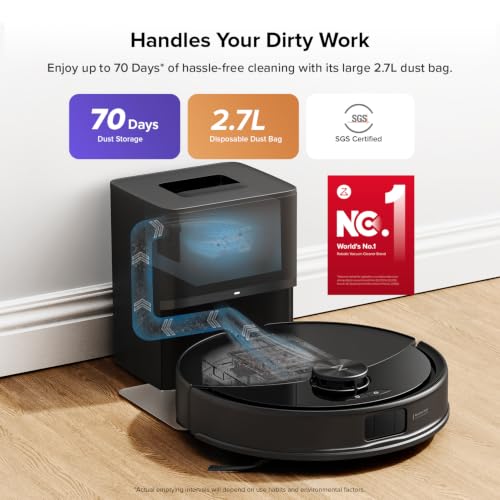 roborock Q10 S5+ Robot Vacuum and Mop, 10,000Pa Suction - image 2