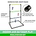 GoSports Indoor/Outdoor Ladder Toss Game Set with 6 Rubber Bolos, Carrying Case and Score Trackers
