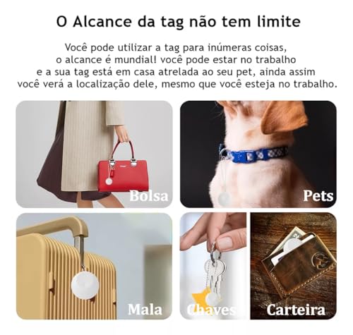 Kit 2 Smart Air Tag Ios Find My Buscar Apple Mala