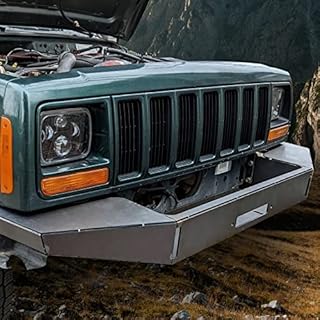 DIY Front Bumper Bare Metal Kit For 1984-2001 Jeep Cherokee XJ Winch Mount Plate