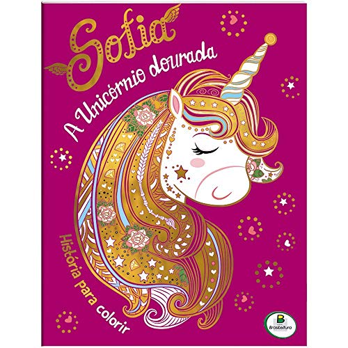 Sofia, A Unicórnio Dourada - História para Colorir