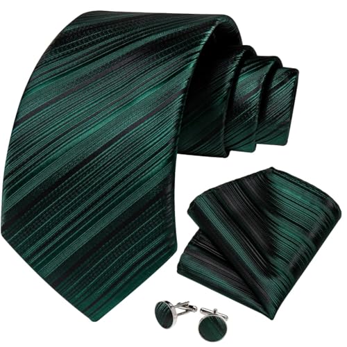 Corbata de seda rayada para hombre formal