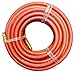 JGB Enterprises Eagle Hose Shop Air SBR Hose Assembly, Red, 1/4" Male NPT, 300 PSI Max Pressure, 3/8" Hose ID, 50