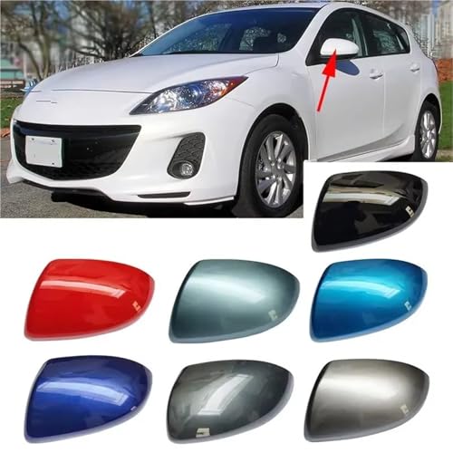 Coque de rétroviseur droit rouge Mazda 3 BL finition Premium ajustement millimétré