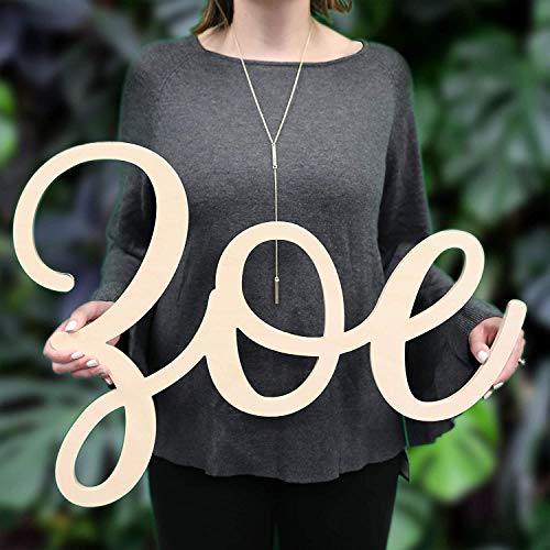 Custom Personalized Wooden Name Sign 12-55