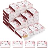 60 Pcs Floral Blank Match Box Container 2.24 x 1.42 x 0.59 Inches Match Storage Boxes Flower Vintage Tea Party Baby Shower Bridal Shower Party Favors for Wedding Guests Decorative (No Matches)(60)