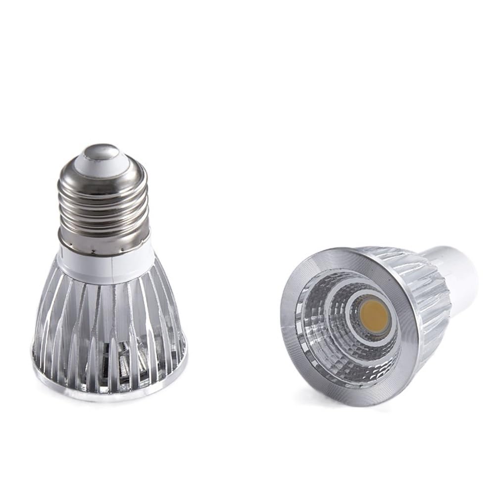 Bombillas para el hogar, 20 Unidades/Lote, Foco LED, CA 85-265 V, GU10/G5.3/E27, lámpara de Rosca COB, Foco de Aluminio, lámpara para el hogar.