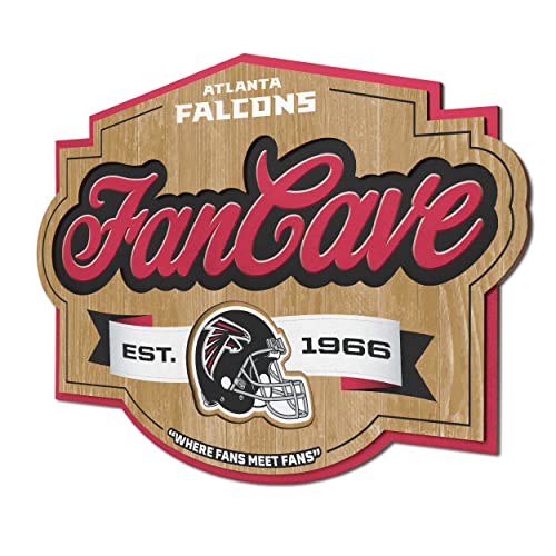 Image of YouTheFan NFL Atlanta Falcons FanCave Wall Art