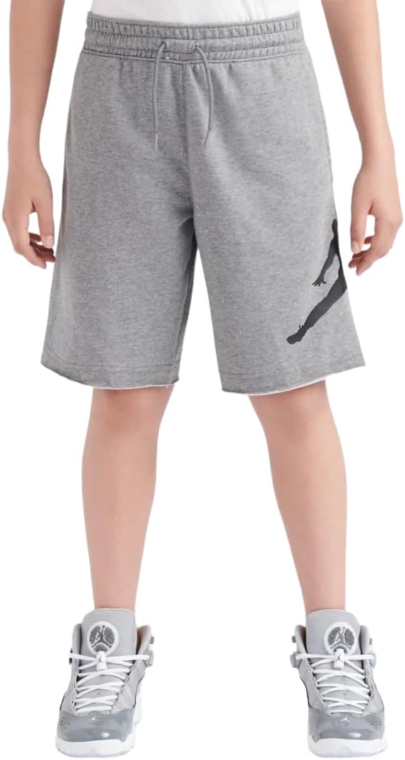 Jordan Boy's Dri-FIT Shorts (Big Kids) Carbon Heather LG (14-16 Big Kid)