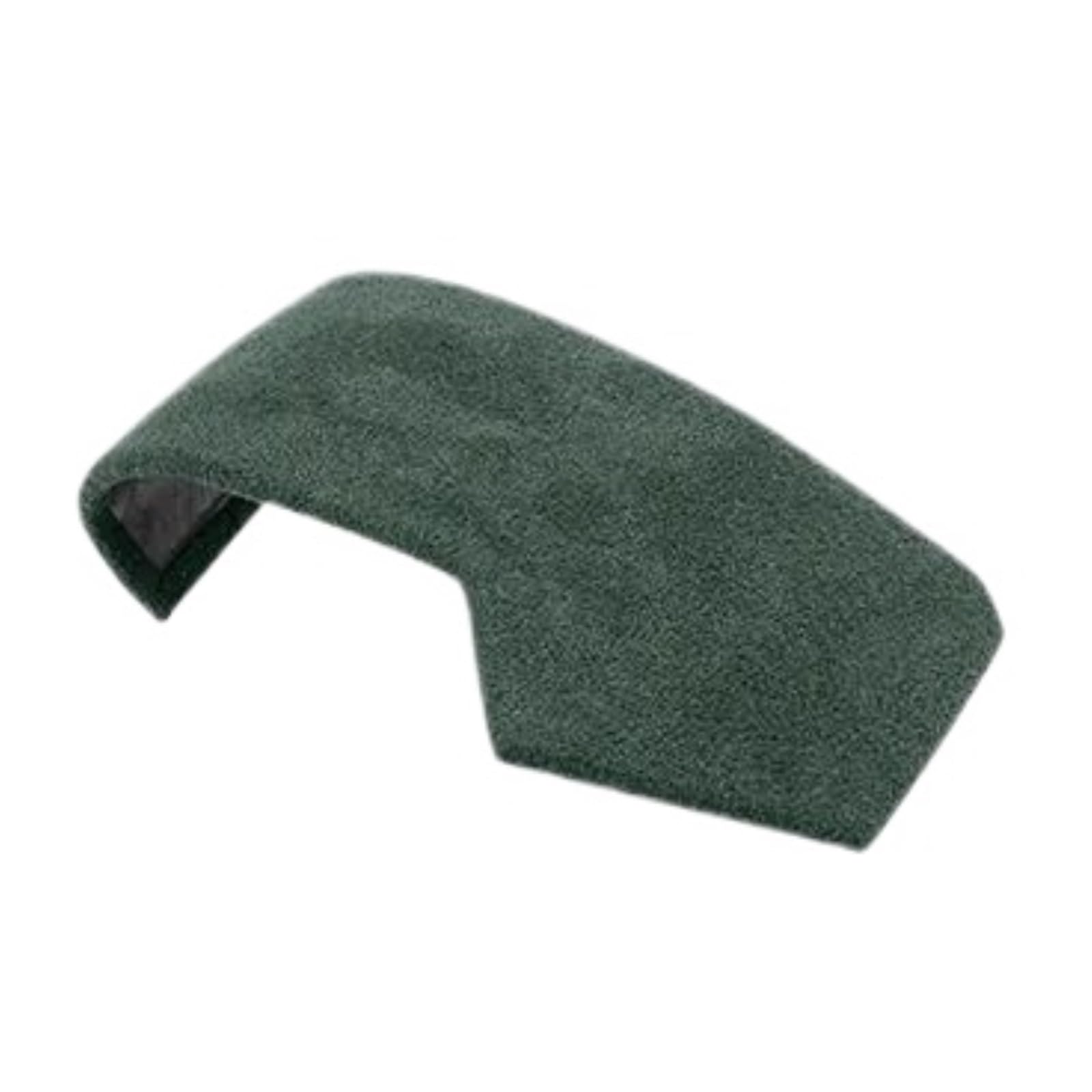 Xexjhqq Blackish Green Gear Stick Knob For Vw For Touareg Lhd 2019-2024 Suede Leather Protector Gear Shift Knob Cover Lever Stick Head(Blackish Green)