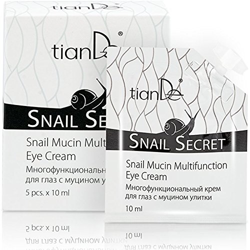 Schnecke Mucin Multifunktions-Augencreme, 14602 TianDe, 5 Stück х 10 ml, Reduziert Falten und dunkle Ringe unter den Augen