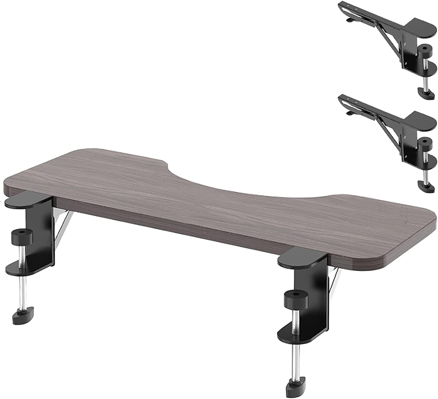 Keyboard Tray Stores Under Desk Clampon Keyboard Tray