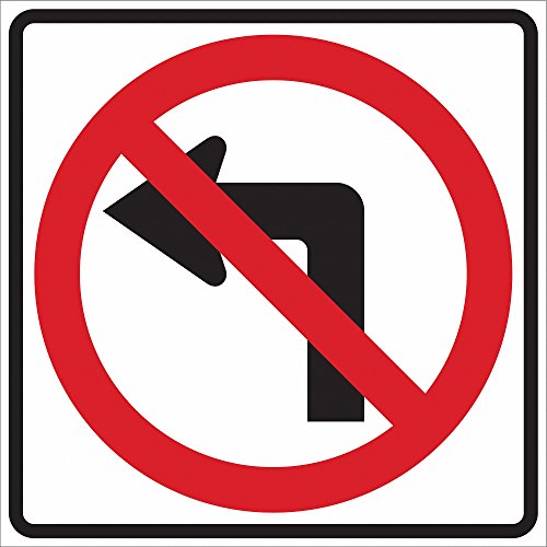 Panneau de signalisation carré Brady 115508 tricolore 24 po