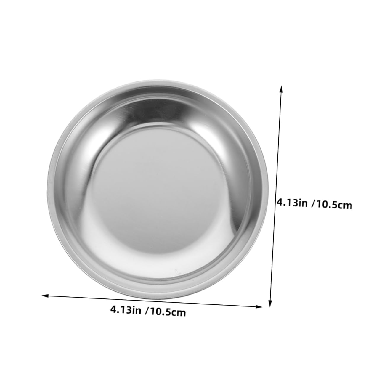 Zerodeko 6pcs Stainless Steel Tea Bag Holder Tray Elegant Coasters for Tea Bags Strainers Accessories Resistant Plate for Home Office Use