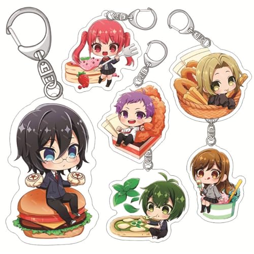 GO2COSY Set of 6 Anime Horimiya Acrylic Keychain Pendant Key