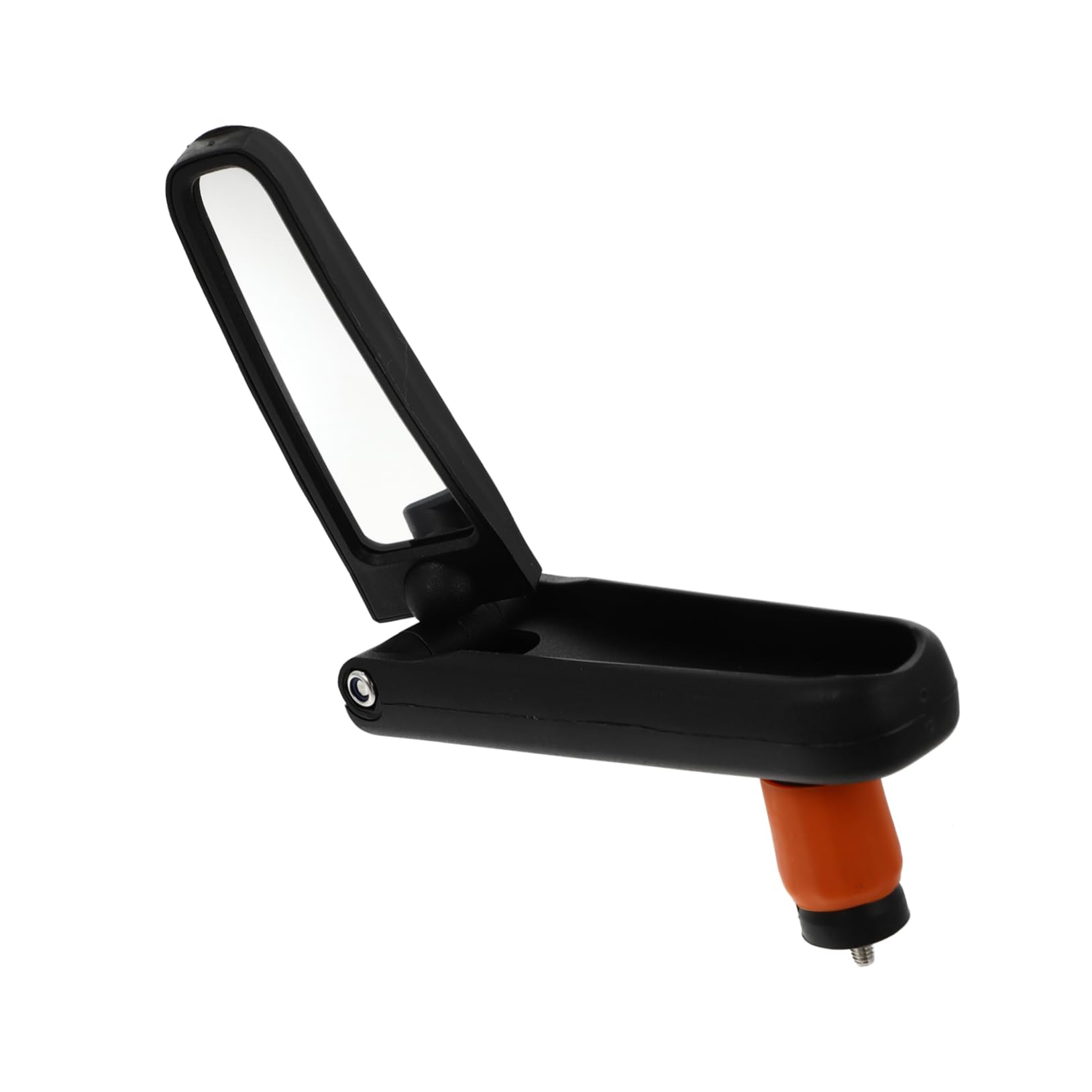 VANZACK 1PC Durable Black Bike Rearview Mirror High Brightness Reflective Cycling Mirror for Safety for Commuters Road Cyclists Easy Installation Handlebar Compatible