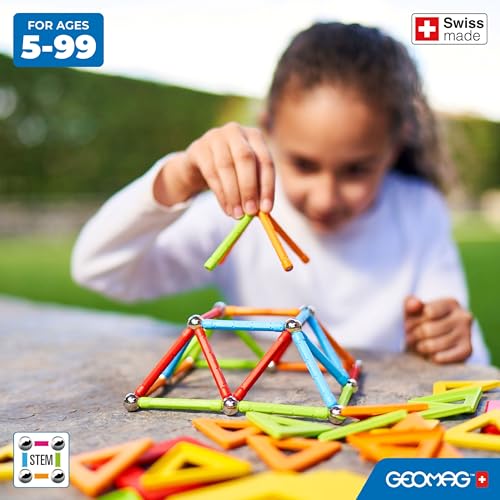 Geomag 392 magnetisches Spielzeug, Blau, Grün, Gelb, Orange, Rot – Ansicht 6