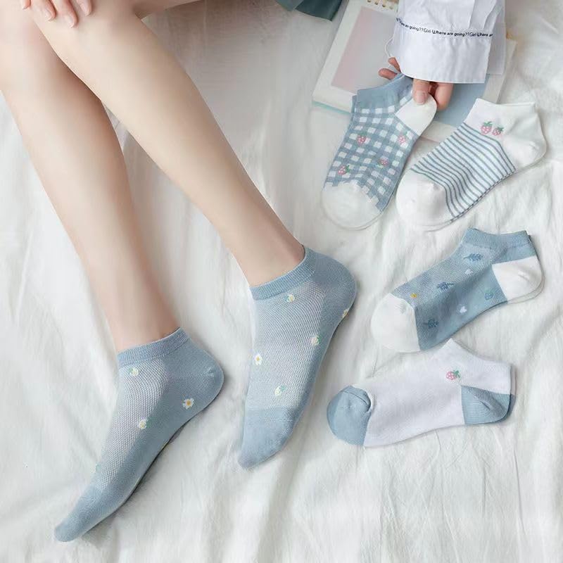 Image of Women's and Girls Cotton Ankle Length Socks