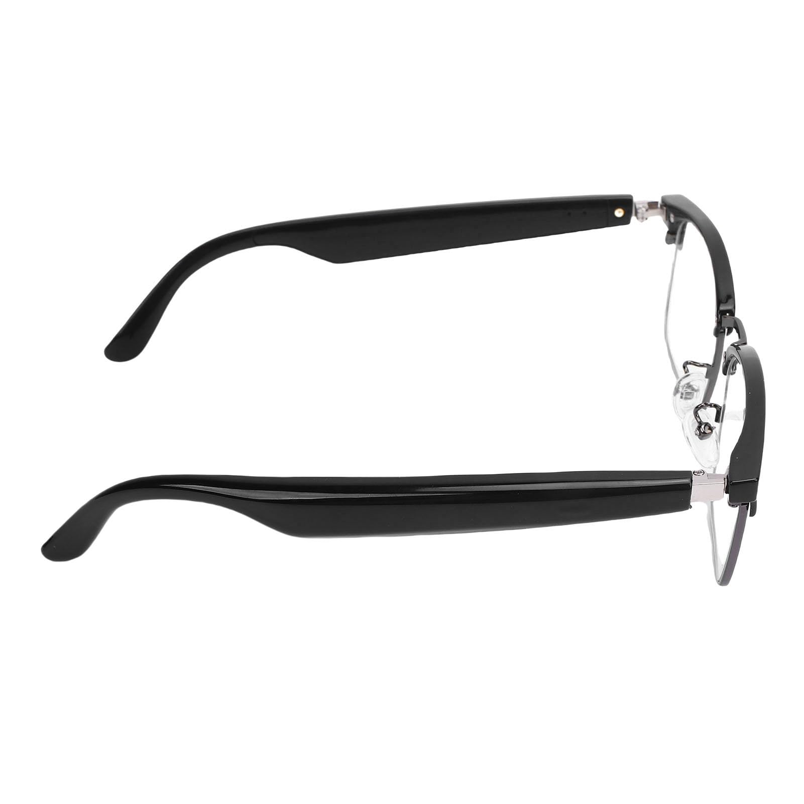 Topiky Bluetooth Audio Smart Lunes, Lunettes Intelligentes pour Femmes Hommes, Lunettes de Soleil Bluetooth Polarisées, Lunettes Bluetooth Ouvertes avec Micro et Haut-parleurs,