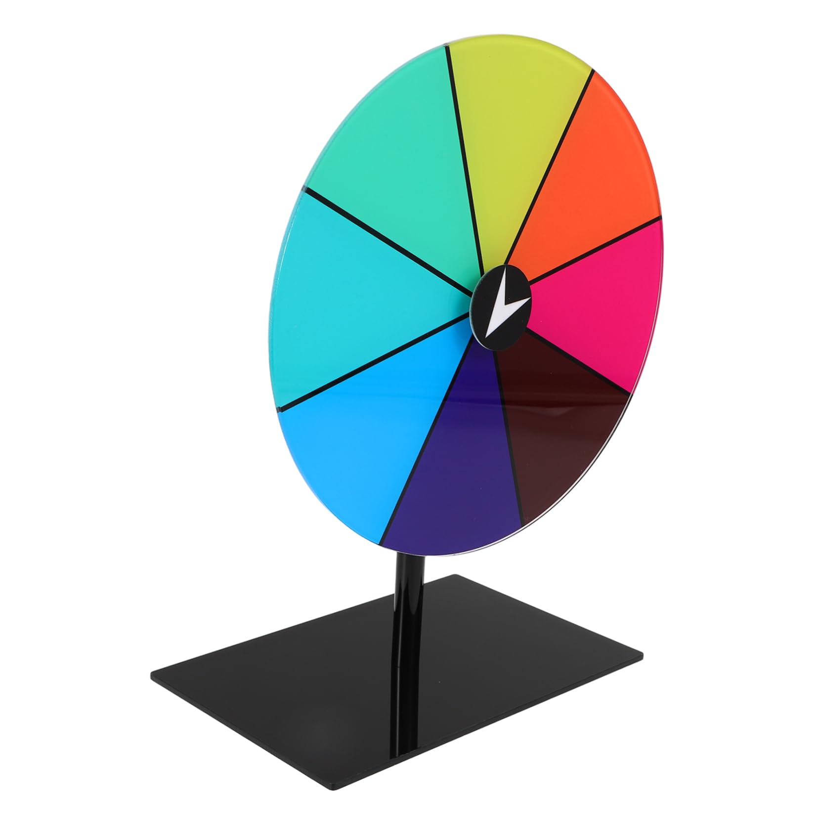 Yardwe Heavy Duty Slot Prize Wheel Tabletop Game Wheel with Dry Erase Surface for Garden Party Holiday Events Carnival Fun and Trade Shows