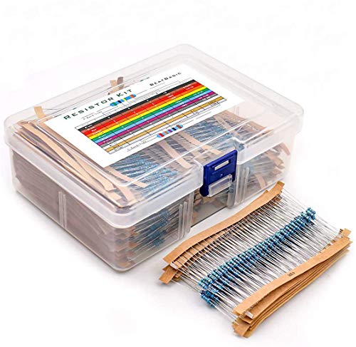 PATIKIL Kit Résistances 2512 1R-1M Ohm 330 Pièces 33 Valeurs 1W 5% - Assortiment Électronique