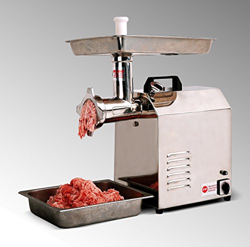 Hakka Brothers TC Series Commercial Stainless Steel Electric Meat Grinders (TC12) - Thumbnail 4