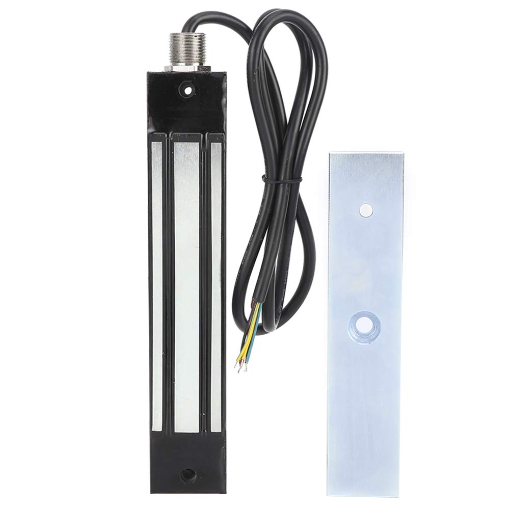 Sonew 280kg DC12/24v Électrique Serrure de Porte Électromagnétique Magnétique, Serrure Magnétique Électrique Imperméable D'acier Inoxydable pour Des Portes En Bois, Portes En Verre, Portes en Métal