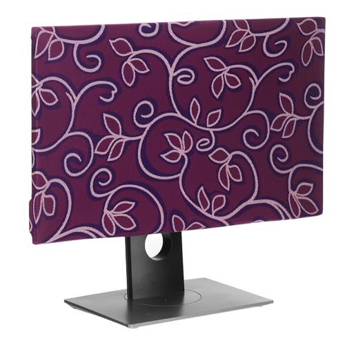 PATIKIL Funda Protectora polvo estática Para Monitor Cubierta Protectora Para Pantalla De Computadora De 24 Pulgadas Para Monitores De PC TV Escritorio LCD LED Panel HD Estuche Morado