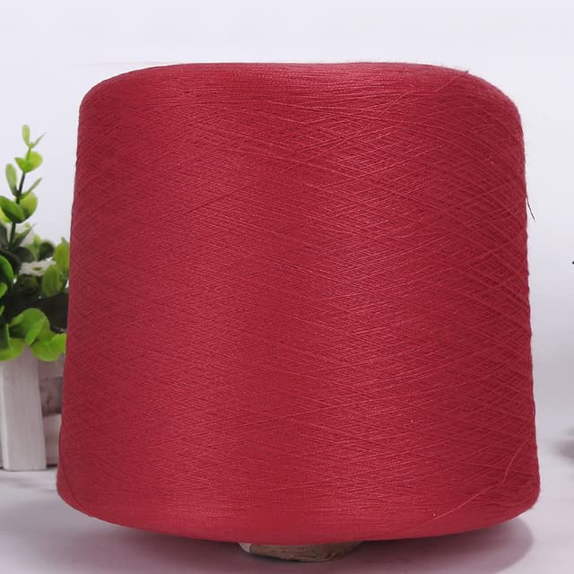 500 g di Filato di Cotone di Seta Sottile e Morbido Naturale per Lavorare a Maglia Filo di Seta per Cucire all'Uncinetto