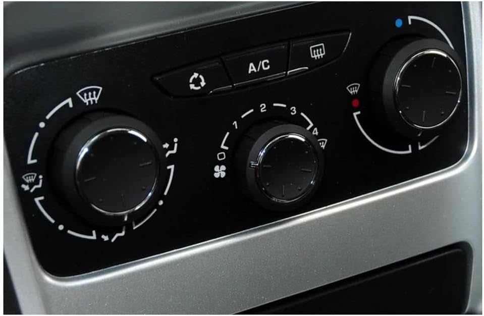 Compatible for Peugeot 307 for Citroen C4 C-Triomphe Aluminum Alloy Car Air Conditioning Knob AC Switch Button Knob