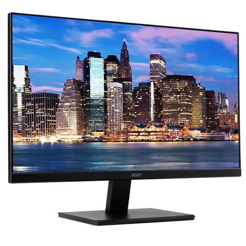 Image of Acer Vero V7 V277 E BIP 27 inch 1080P FHD 100Hz 4ms Widescreen LCD Monitor, 2-Pack Bundle with HDMI, DisplayPort, Desk Mount Dual Monitor Stand, MK270 Wireless Keyboard & Mouse, Gel Mouse & Wrist Pad